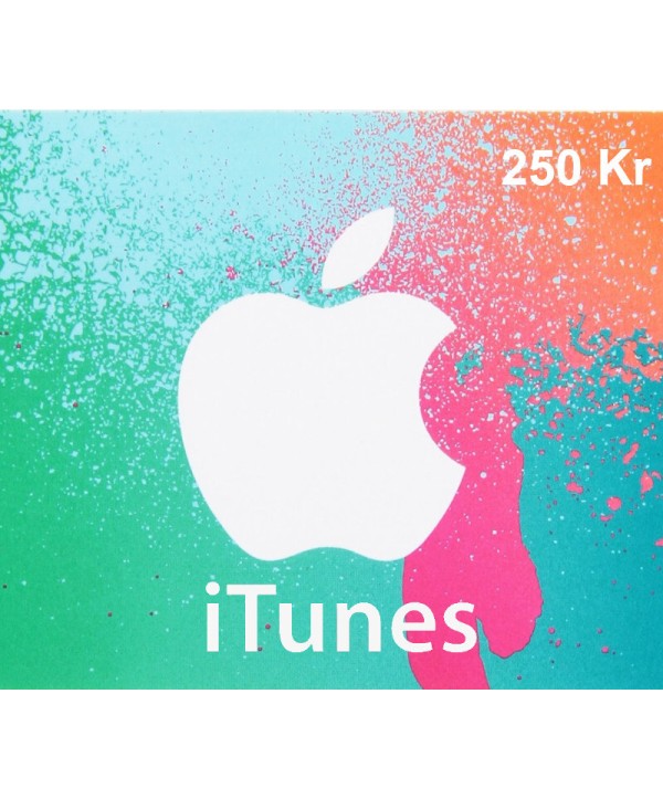 iTunes 250 Kr DK Card Key 